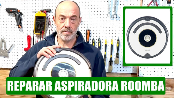 Videotutorial: REPARAR ASPIRADORA ROOMBA I-ROBOT: Cambiar batería Roomba