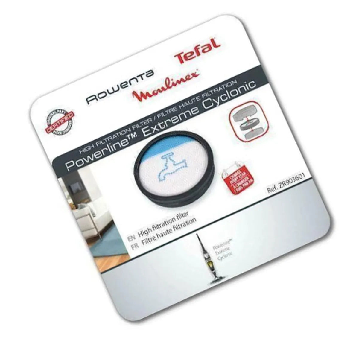 vhbw Filter-Set Ersatz für Rowenta ZR005901 für Staubsauger - 2x Filter (HEPA-Filter, Vormotor-Filter