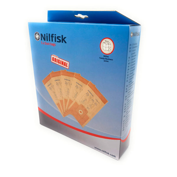 Bolsas aspiradora Nilfisk Business 9.5L - 5 unidades - 82222900