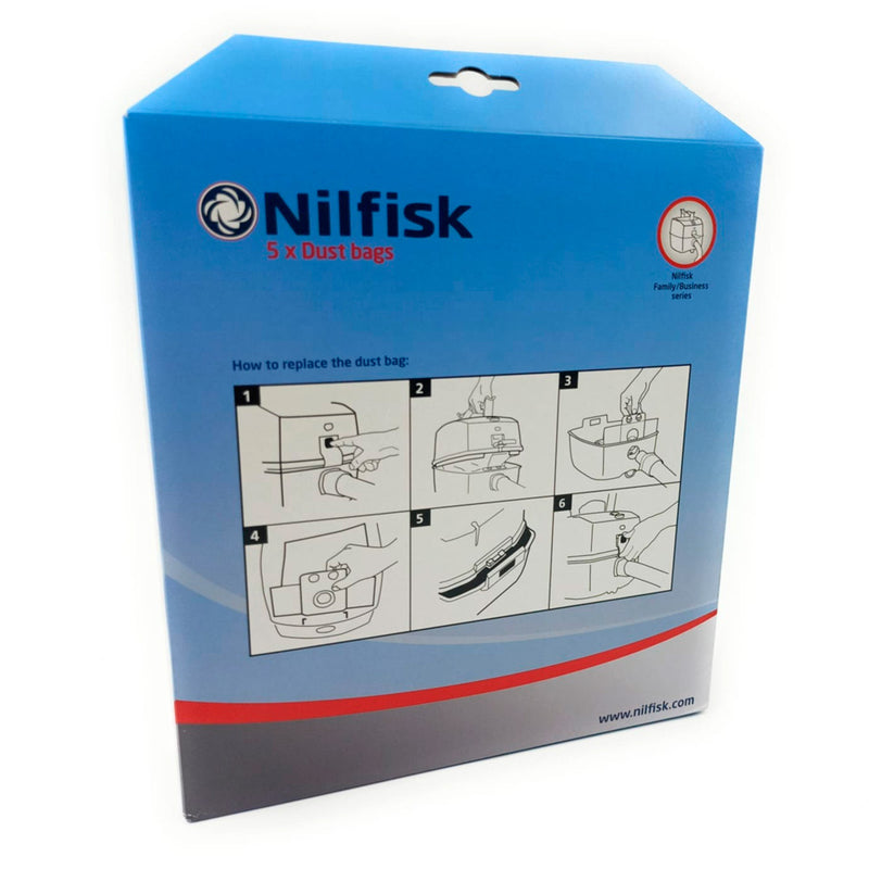 Bolsas aspiradora Nilfisk Business 9.5L - 5 unidades - 82222900