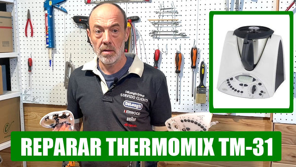 Videotutorial: REPARAR THERMOMIX TM-31. Cambiar frontal y botones