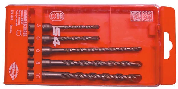Estuche 5 brocas martillo SDS PLUS | 124424