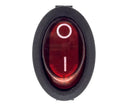 Interruptor on/off rojo 250v