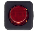 Interruptor unipolar rojo 25x25mm piloto