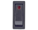 Interruptor unipolar rojo 11x30mm piloto
