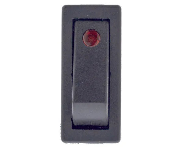 Interruptor unipolar rojo 11x30mm piloto