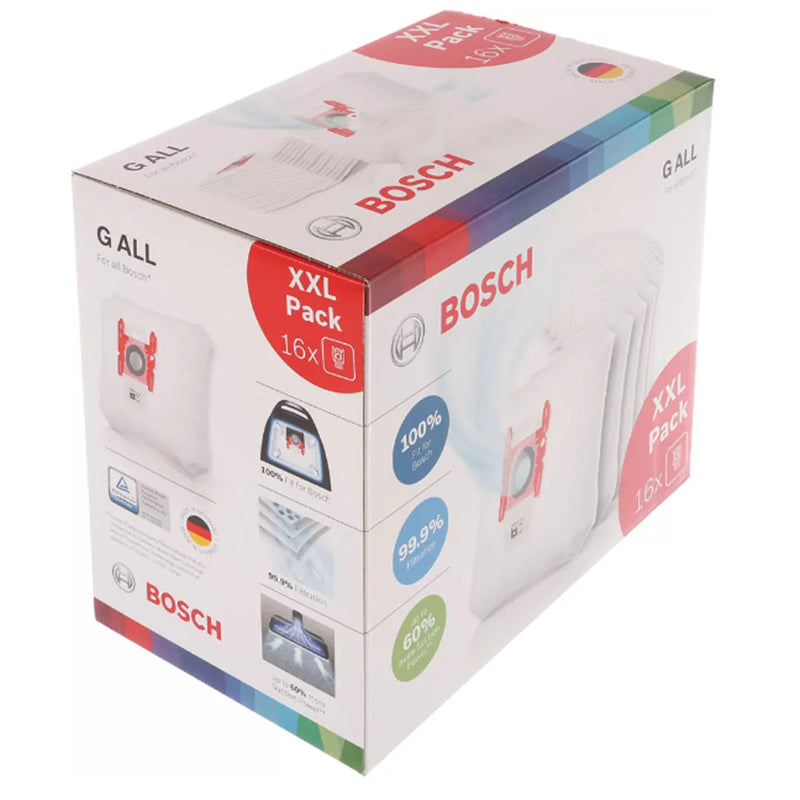 Bolsa Aspirador Sintético Bosch - Pack De 5 Unidades, Modelo 915686, Compatible Con BSG 41800, BSGL 2, COMPACT 11