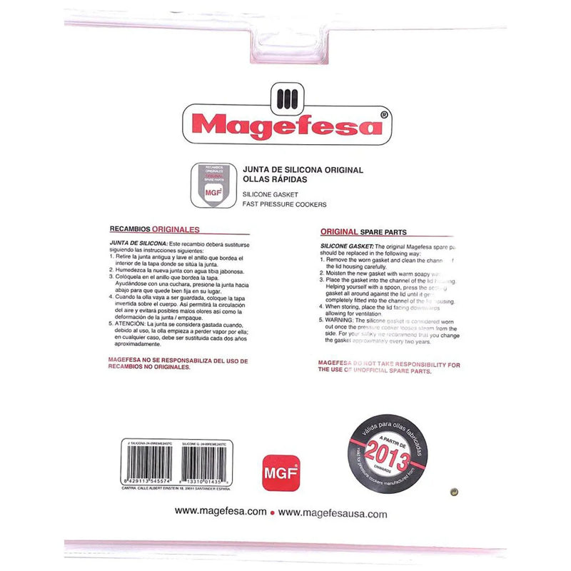 Junta silicona para olla Magefesa STAR 24cm. 09REME24STC