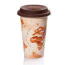 Delonghi taza térmica de cerámica y tapa de silicona The Adventurer 300 ml  DLSC056