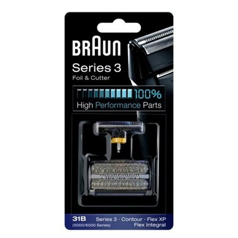 Cuchilla afeitadora Braun Combipack Contour 31B 5000 NEGRO 81387938