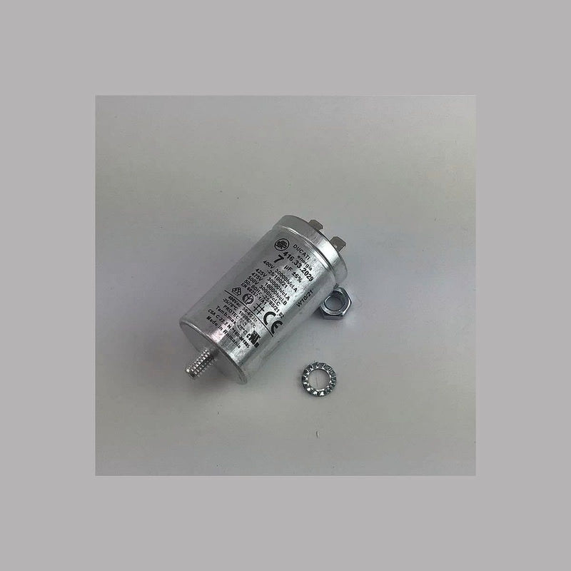 Condensador metálico 7uF para secadora Whirlpool original