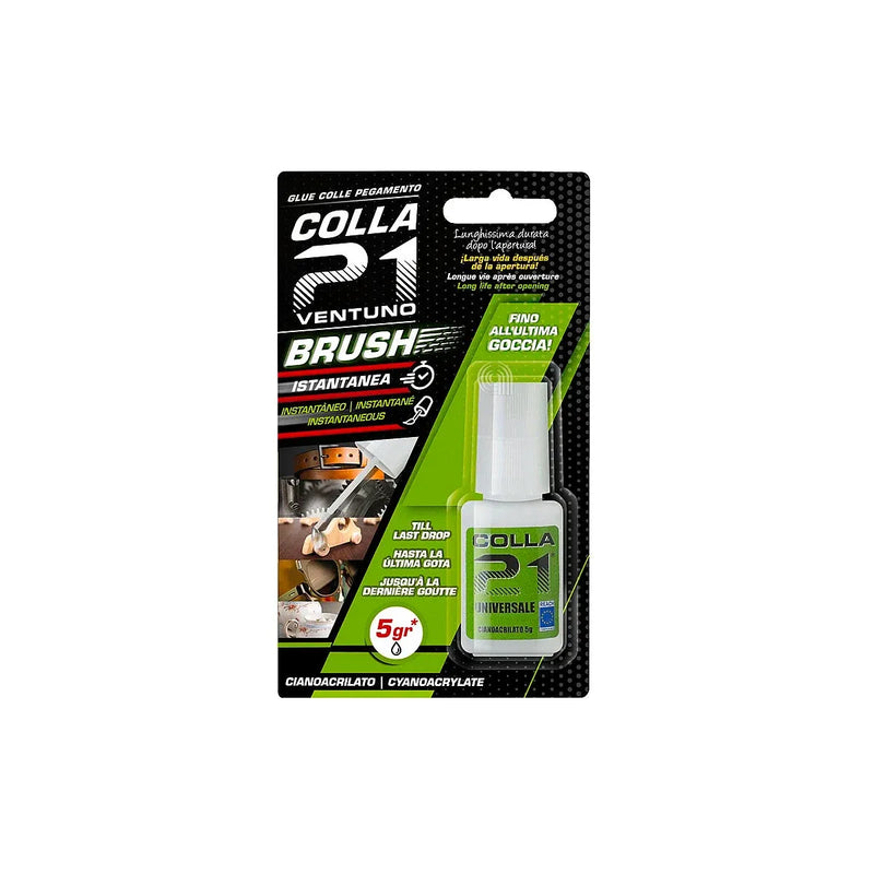 cola cianoacrilato con pincel aplicador 5 gr para reparaciones