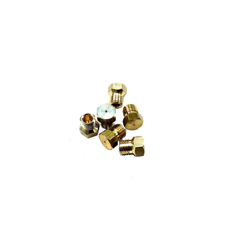 set inyectores gas butano lpg original whirlpool 482000029088