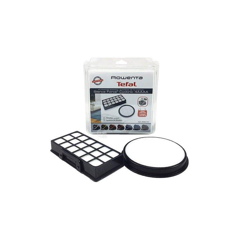 Filtro rectangular y redondo original Rowenta ZR903701 para aspiradora