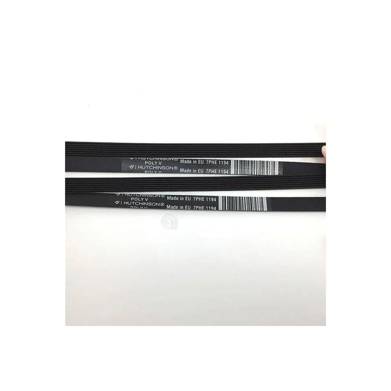 Kit 2 correas Poly-V H7 1194 EL para lavadora Sangiorgio