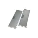 Set de 2 filtros metálicos 410x137 mm para campana Franke
