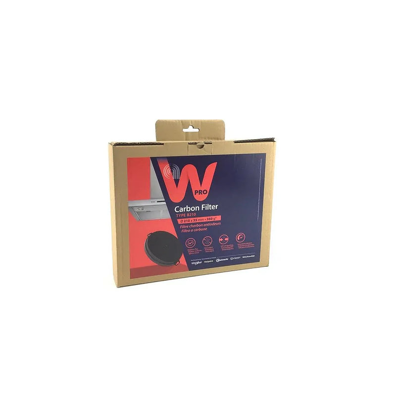 Filtro de carbón original para campana Whirlpool y Indesit