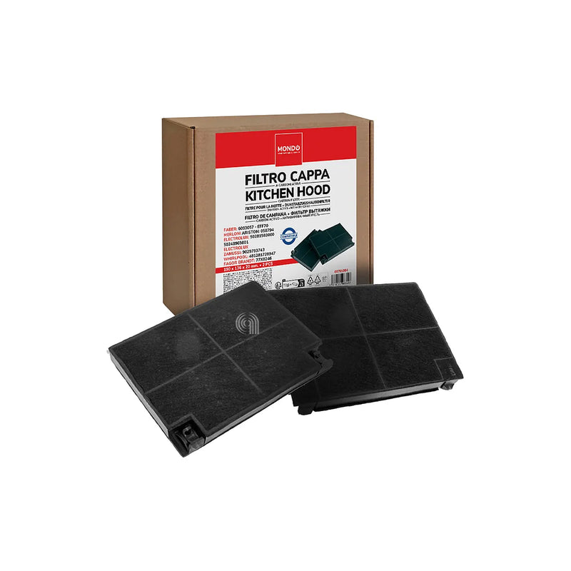 FABER, ARISTON, ELECTROLUX, WHIRLPOOL, BEKO, INDESIT, ZANUSSI, BRANDT - Filtro de carbono para campana extractora - AST-00701084