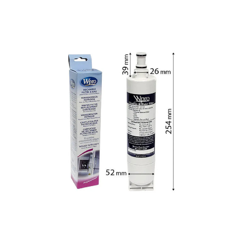 Filtro de agua original para frigorífico Whirlpool y otras marcas
