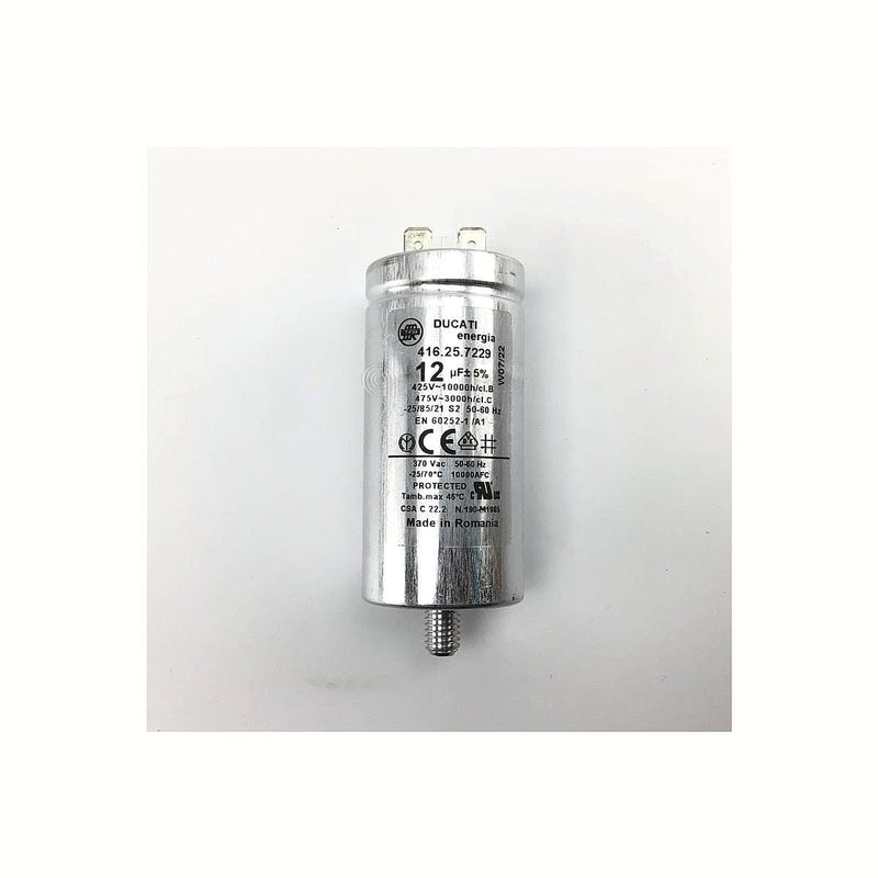 Condensador metálico 12uF secadora Candy original 41041497