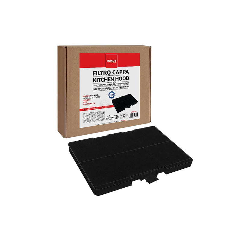 BOSCH, SIEMENS, CONSTRUCTA, NEFF, JUNKER, MONDO - Filtro de carbón Campana extractora - 00705432