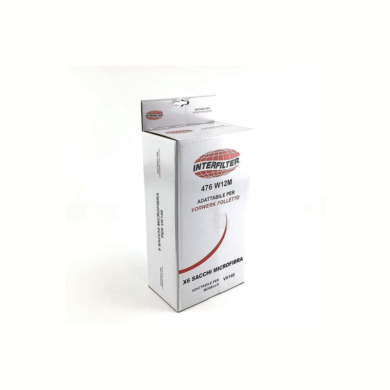 Set 6 filtros microfibra Interfilter VK140 para aspiradora Candy