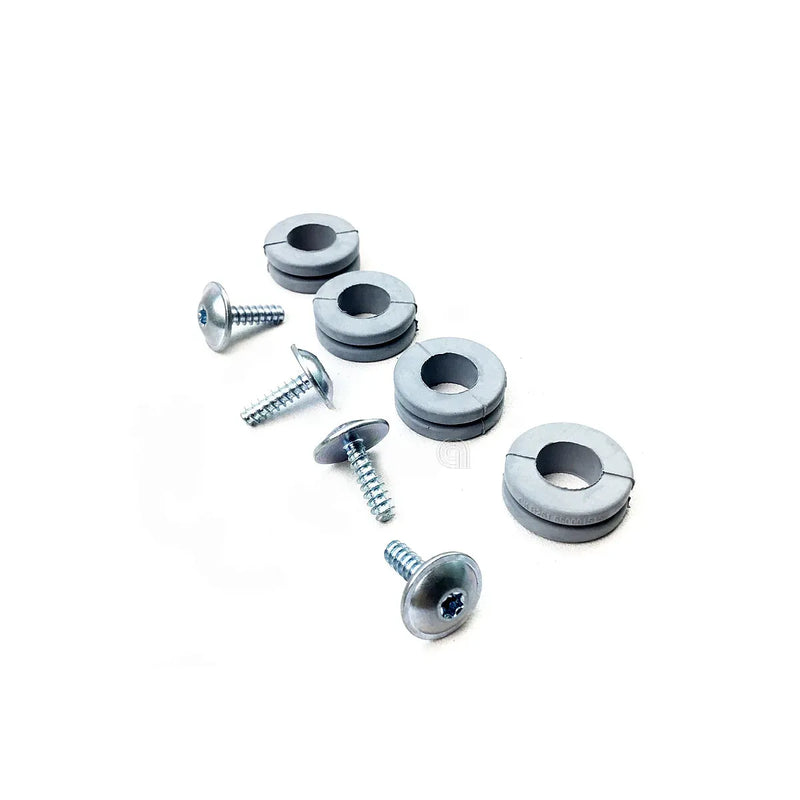 Set 4 cuñas y tornillos para bomba lavadora Bosch original 00425075