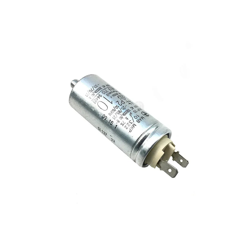 Condensador metálico 10uF para secadora Whirlpool original