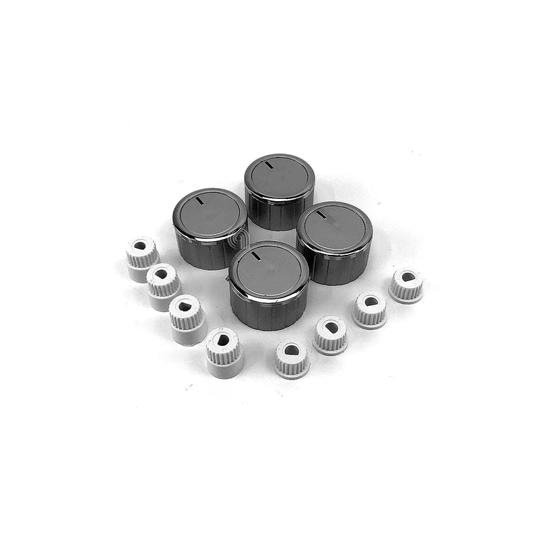 UNIVERSALE - Juego de 5 pomos cromados para encimera - AST-00539103