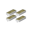 set 4 filtros de carbón rectangular original para campana Bosch