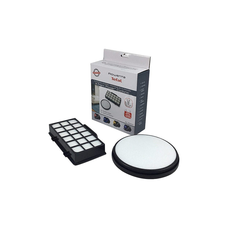 Filtro rectangular y redondo original Rowenta ZR006001 pack 2