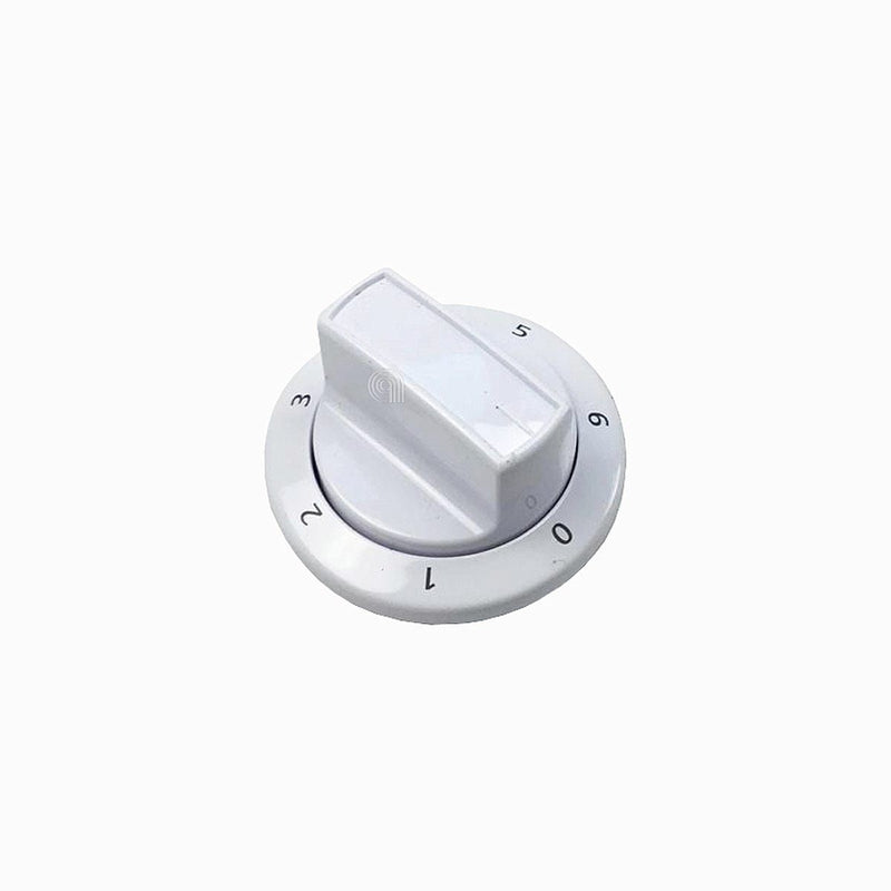 Manopola control blanca para horno Beko 250315075 Indesit C00915972