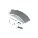 Set manilla puerta original lavadora Electrolux 4055186482 plata