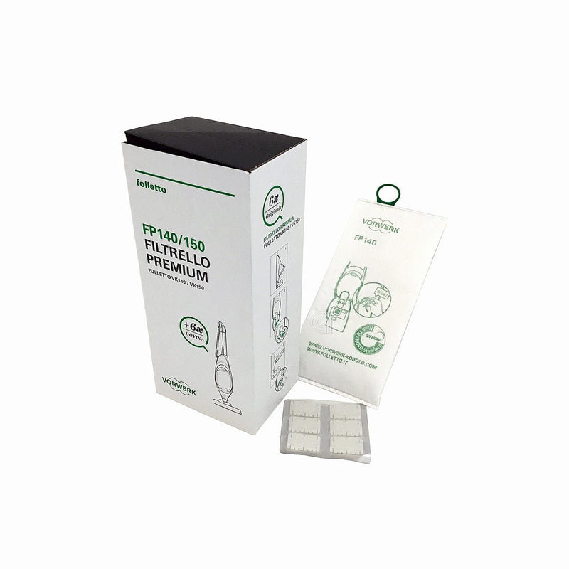 set 6 bolsas premium y 6 ambientadores dovina vorwerk vk140 vk150