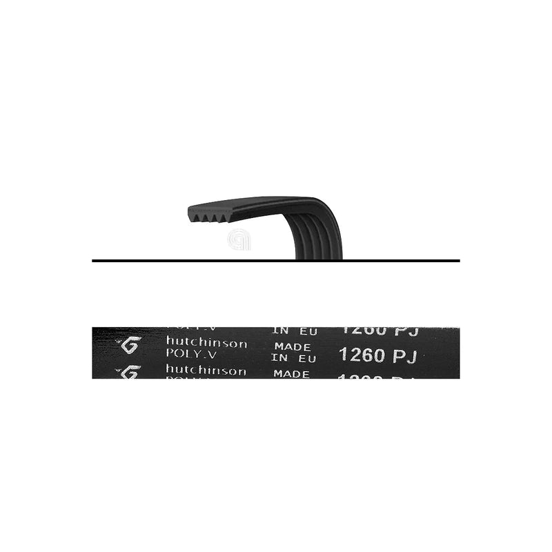 HAIER - Correa de Transmisión Poly-V J5 1260 Lavadora - 0020300381A