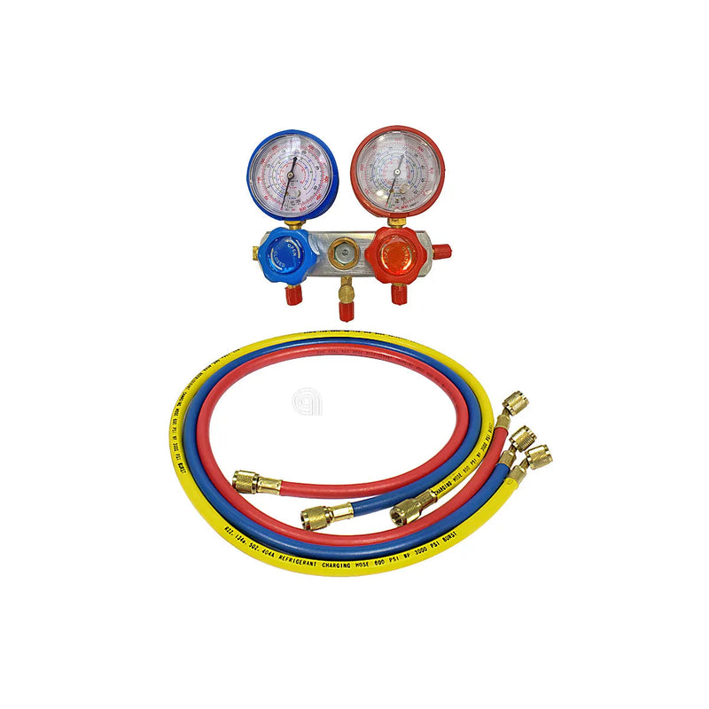 UNIVERSALE - Manómetro de 2 vías para Sistemas de Refrigeración - AST-00521001