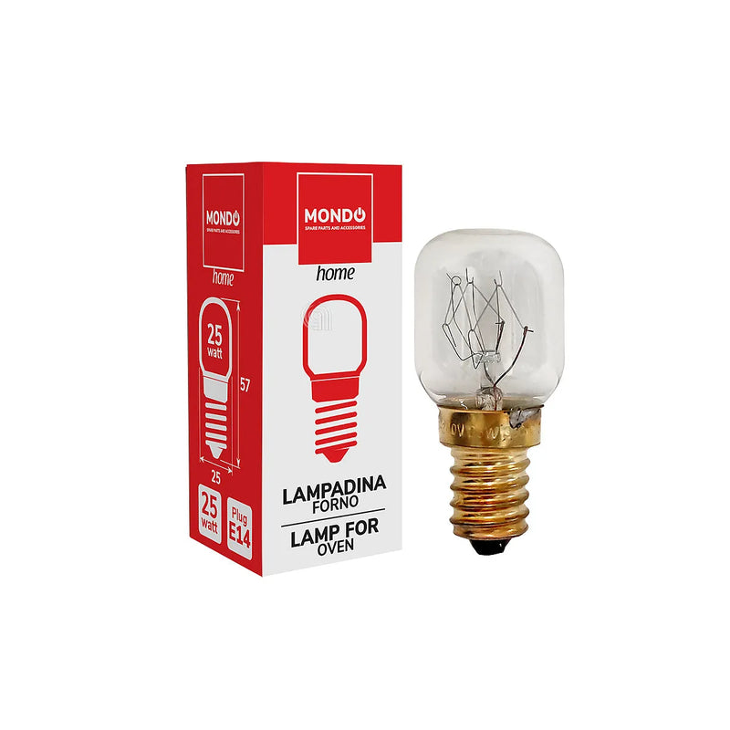 WHIRLPOOL, ARÇELIK, ARISTON, BOSCH, BALAY, INDESIT, SIEMENS, BEKO - Bombilla de Horno - E14 25W 300°C