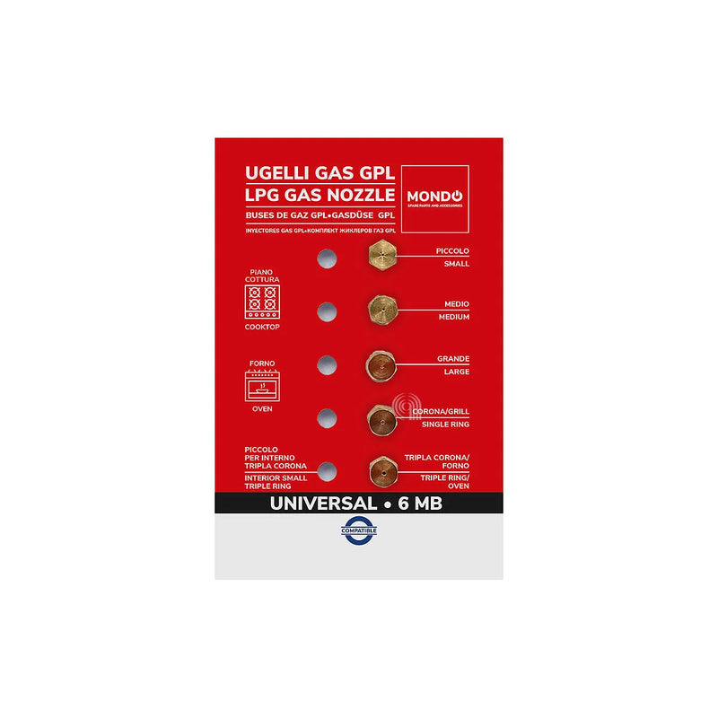STAR, UNIVERSALE, MONDO - Boquillas de gas para encimera - AST-00537553