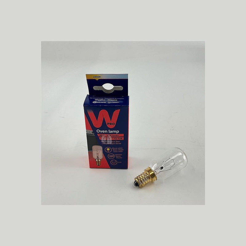 Bombilla horno T29 230V-240V 40W E14 original Whirlpool
