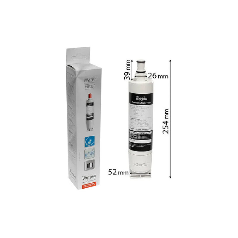 Filtro de agua original Whirlpool para frigorífico SBS200 y más