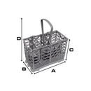 Cestillo posate lavavajillas compatible Smeg 691410232