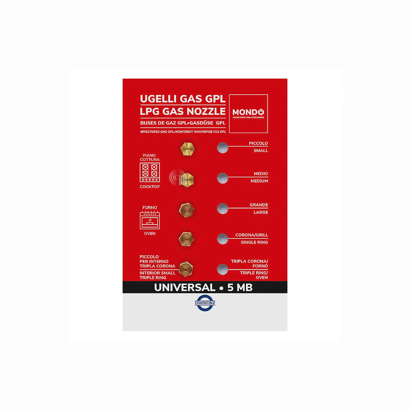 MONDO UNIVERSALE - Inyectores de gas para encimera - AST-00537523