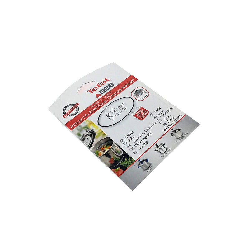 guarnición de silicona para olla a presión tefal 4,5-6 litros