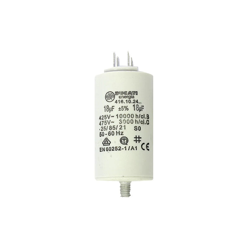 CANDY ELECTROLUX UNIVERSAL - Condensador de arranque 18µF para lavadora - 49011945
