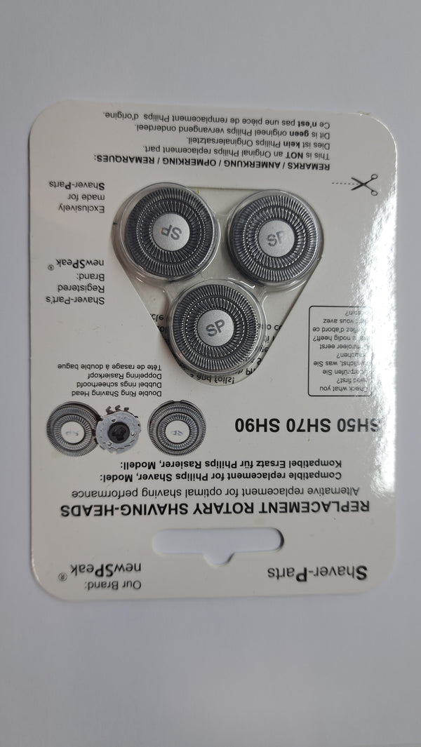 Cuchillas afeitadora Philips RQ10 y RQ12 SH70/70