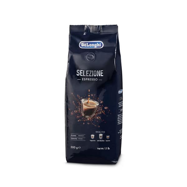 Granos de café DeLonghi Selezione, 70% Arábica 30% Robusta, 500 gr AS00000177 DLSC605