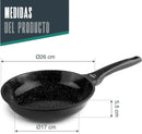 LACOR Sartén Kale Aluminio Fundido 26cm - Modelo 26526