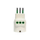 set 10 adaptadores enchufe 2p+t 10a y 16a mondo