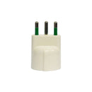 Set 10 adaptadores 2P+T 16A presa Schuko 16A Mondo