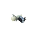 Válvula solenoide 1 vía 180° 12mm para lavadora Electrolux